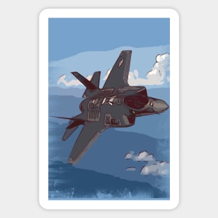 F35 Fighter Jet Sticker